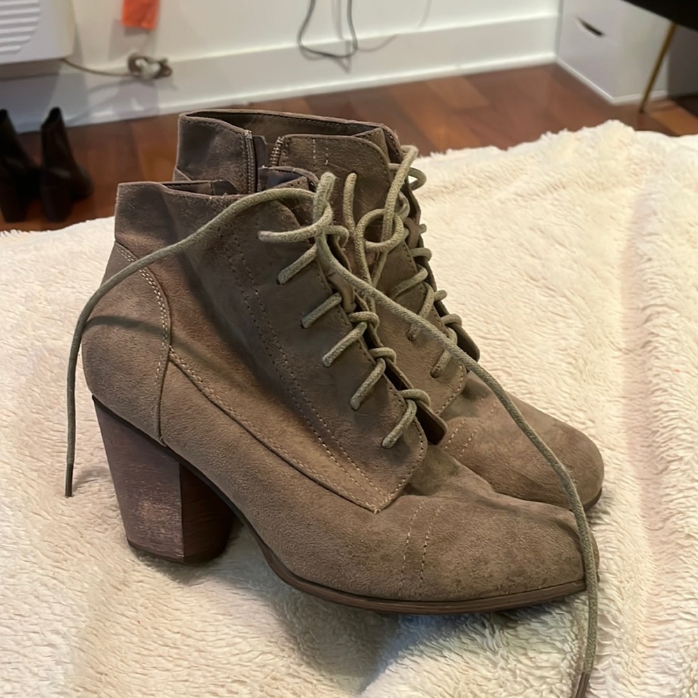 Brown booties